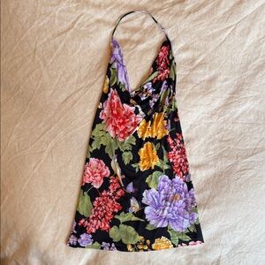 Vintage Dolce & Gabbana Floral Halter Top